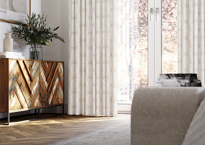 Gentle Palm, Natural - Made to Measure Curtains - Image 5